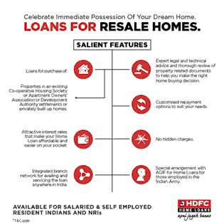 Celebrate Immediate Possession Of Your Dream Home - Loans For Resale Homes